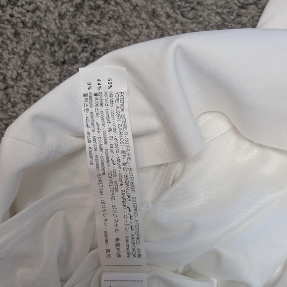 Zara White Cross Back Dress - Picture 9 of 10